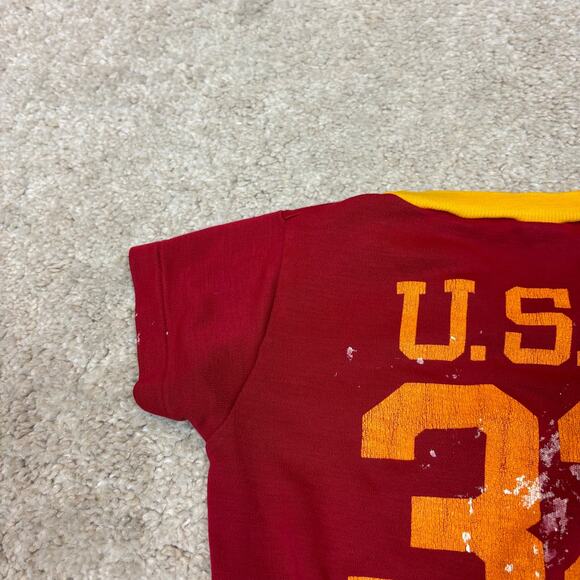 Vintage 70s USC Trojans Jersey #32 Baby Toddler 2-4 12x11 - Picture 10 of 12